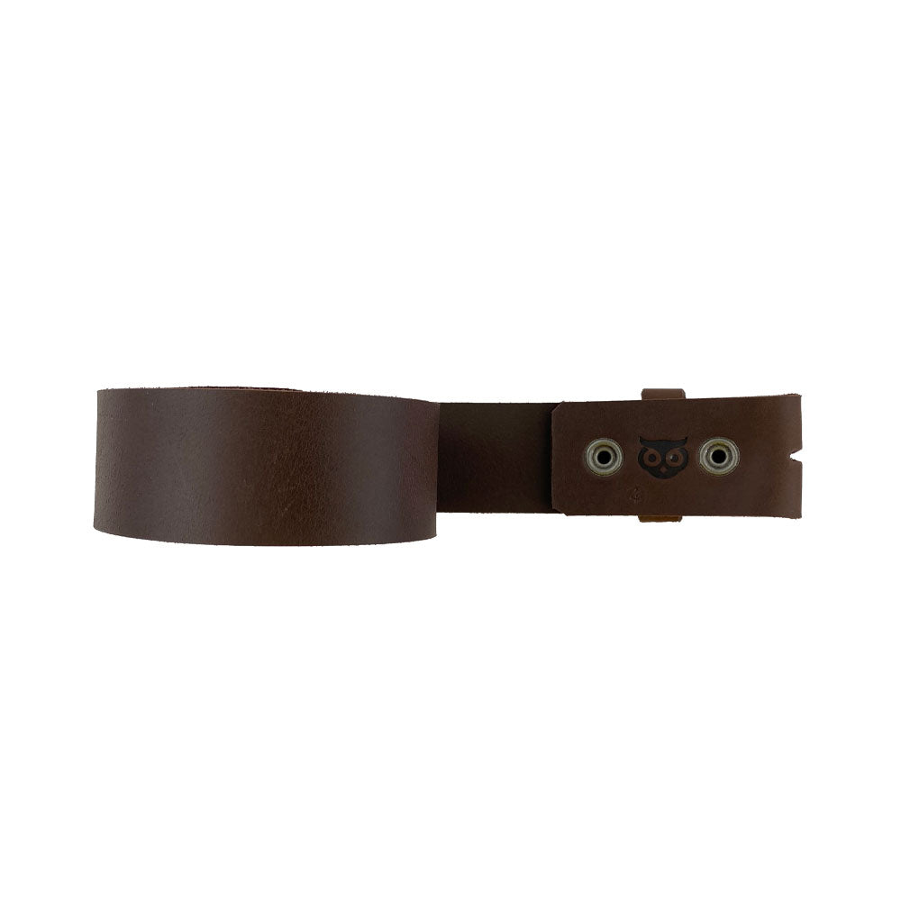 Rustic Thick Leather Snap On Belt - Stockyard X 'The Leather Store'