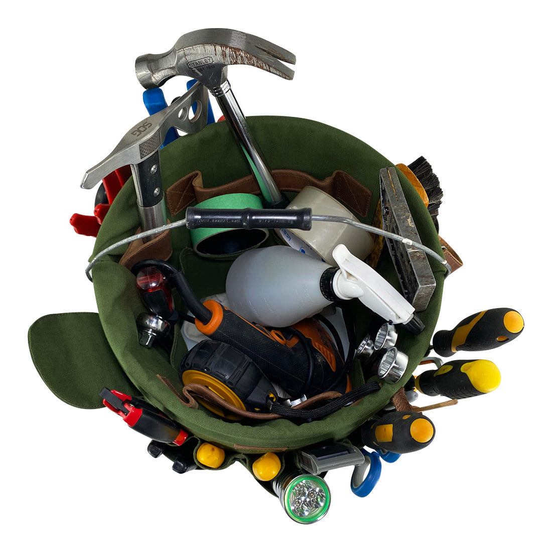 Tool Organizer for Bucket (Not Included) - Stockyard X 'The Leather Store'
