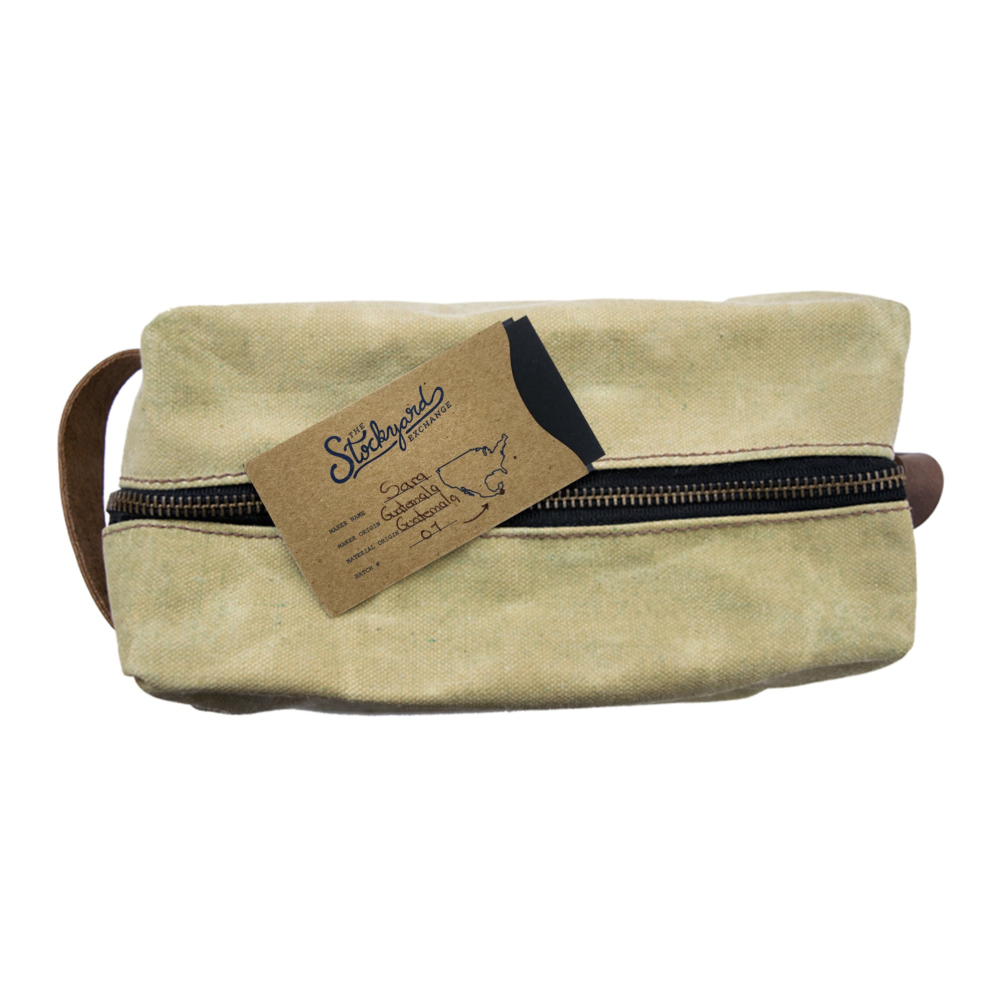 Square Dopp Kit Utility Bag - Stockyard X 'The Leather Store'