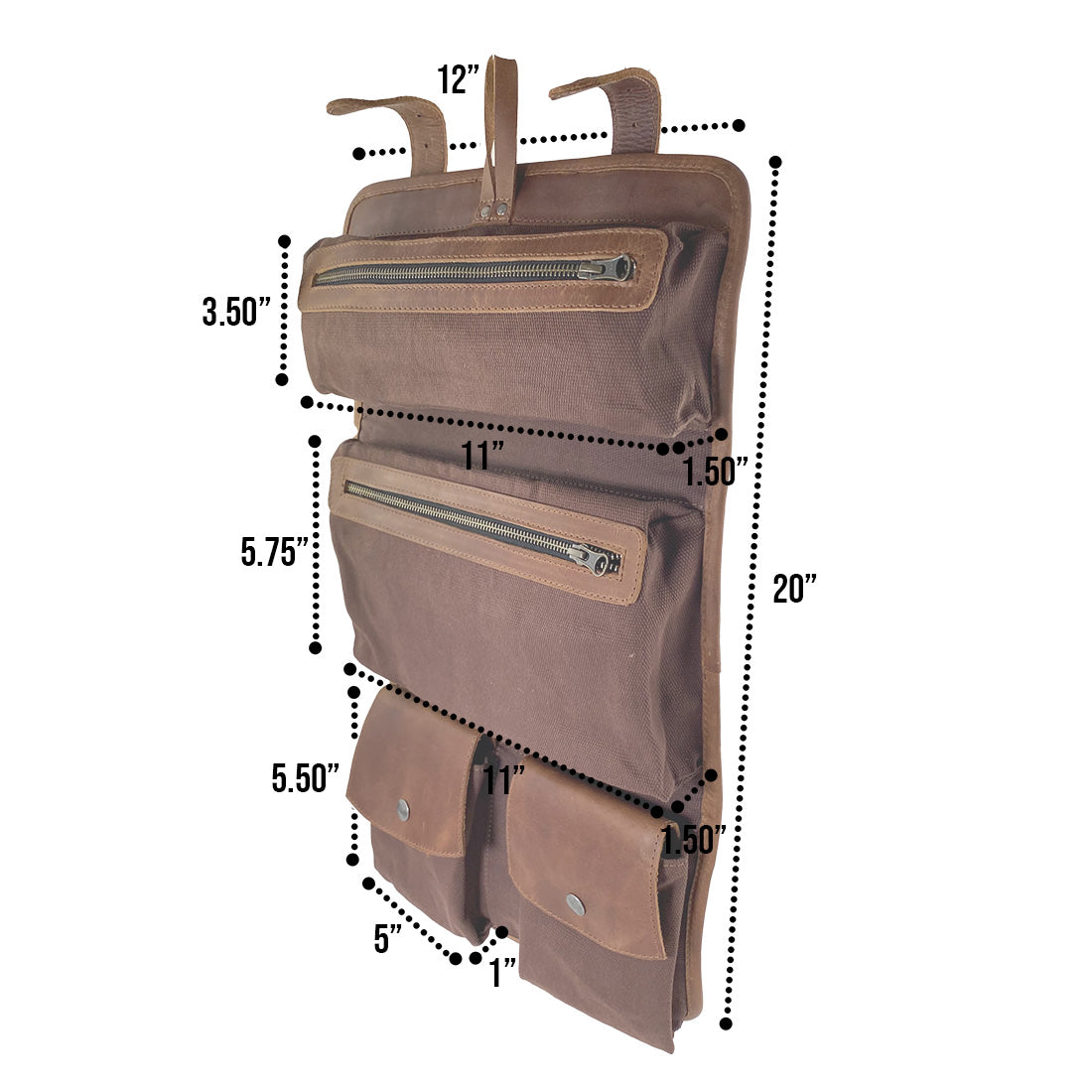 Hanging Toiletry Bag - Stockyard X 'The Leather Store'