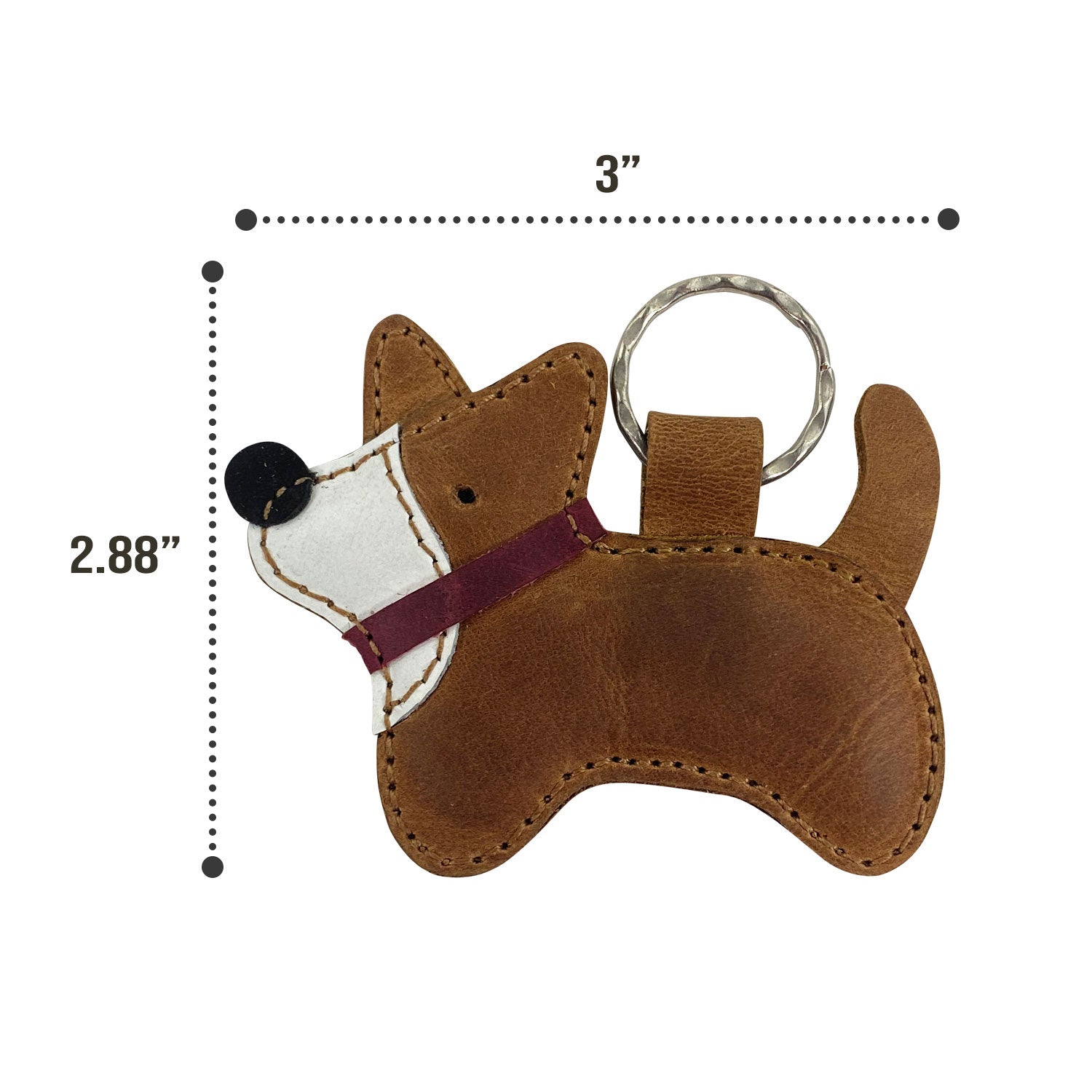 Welsh Corgi Keychain - Stockyard X 'The Leather Store'