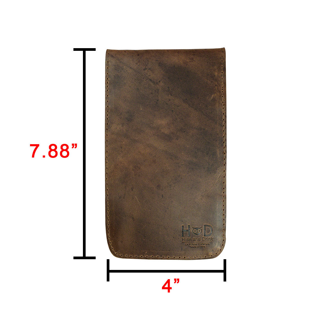 Versatile Golf Scorecard Holder by Hide & Drink, designed in full grain leather. This functional item is perfect as a Golf Performance Scorecard Holder, Yardage Book Cover, and Golf Card Holder. Handcrafted in La Antigua Guatemala, it showcases artisan craftsmanship, small batch production, and meticulous attention to detail.