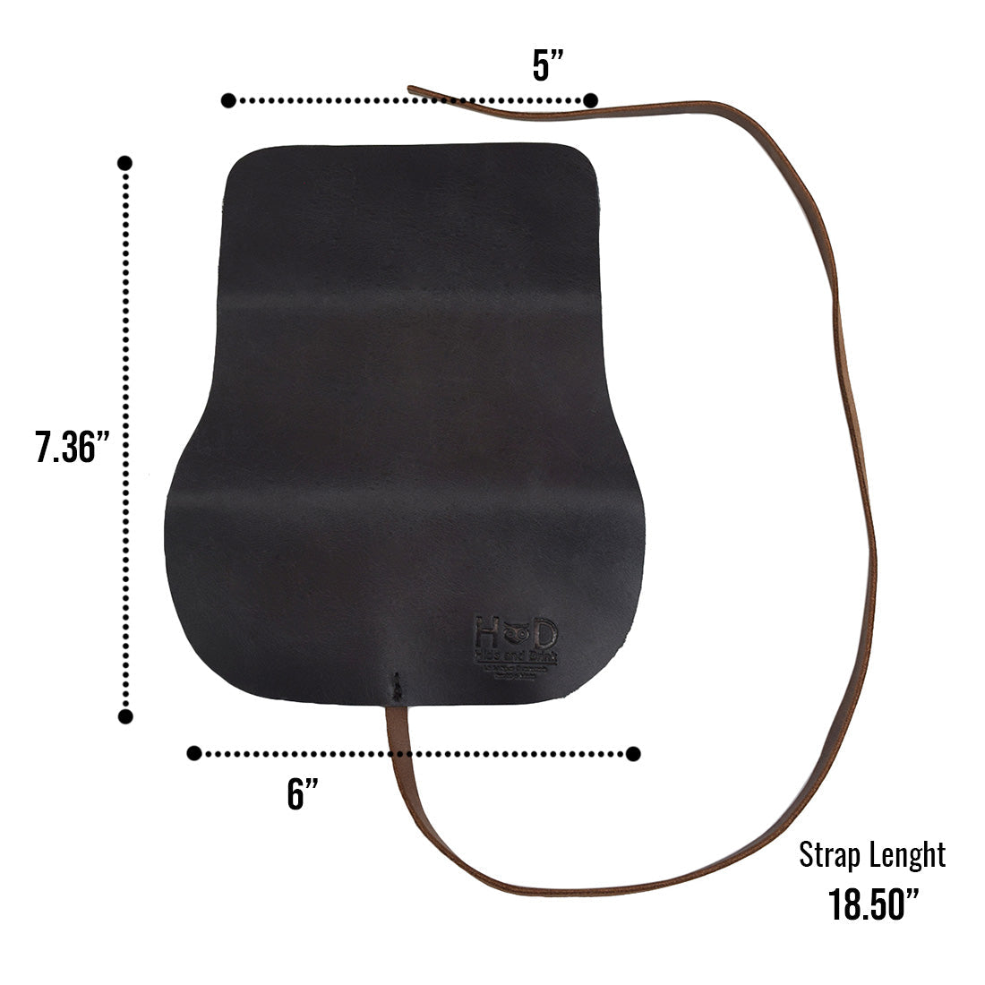 Hide & Drink Sunglass Wrap offers an attractive way to store sunglasses securely. Made from full grain leather, this eye glasses storage solution is perfect for travel and showcases the artistry of small batch production.