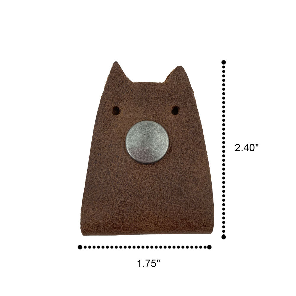 Cat Shaped Cord Keeper (2-Pack) - Stockyard X 'The Leather Store'