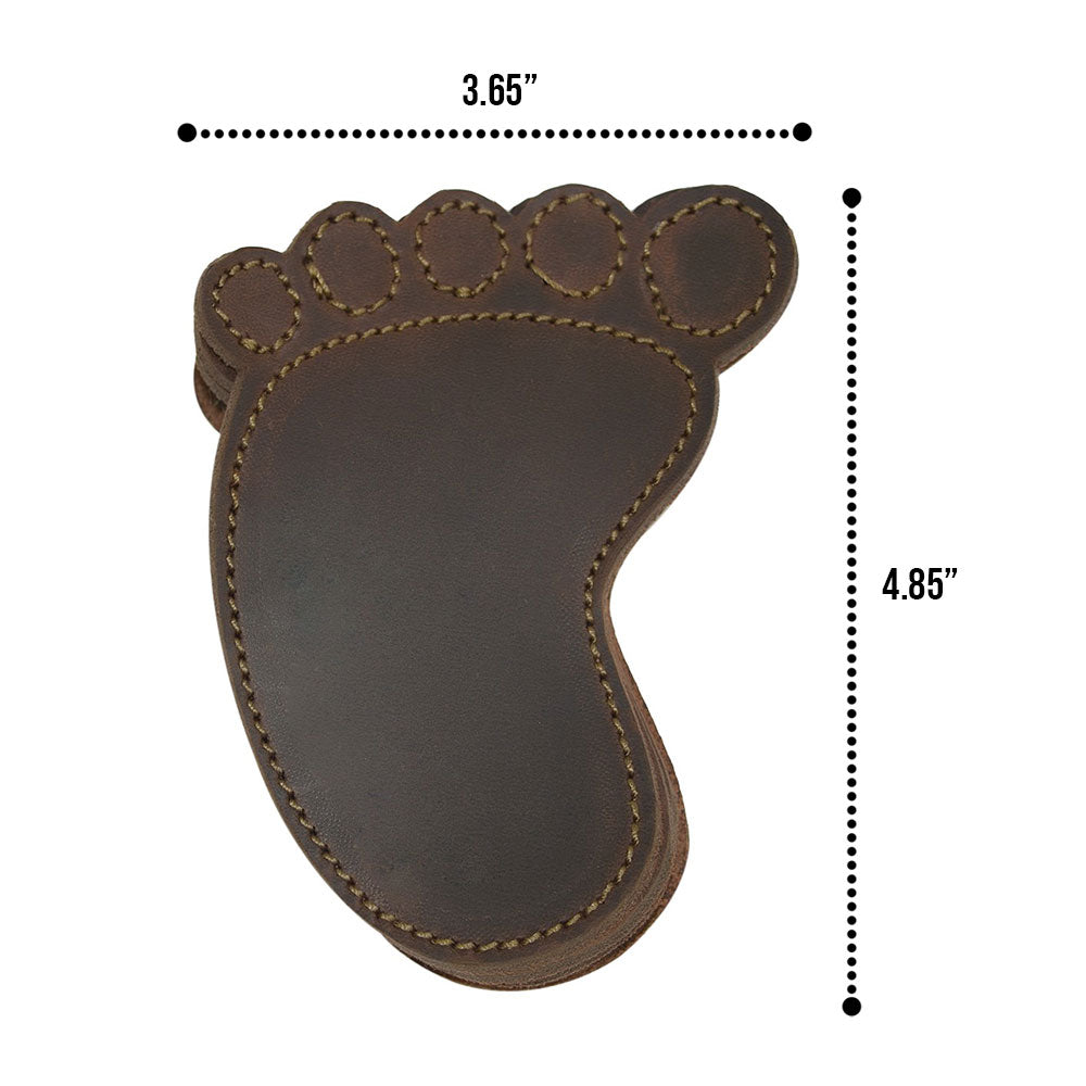 Footprint Path Hunter Coaster Set (6-Pack) - Stockyard X 'The Leather Store'