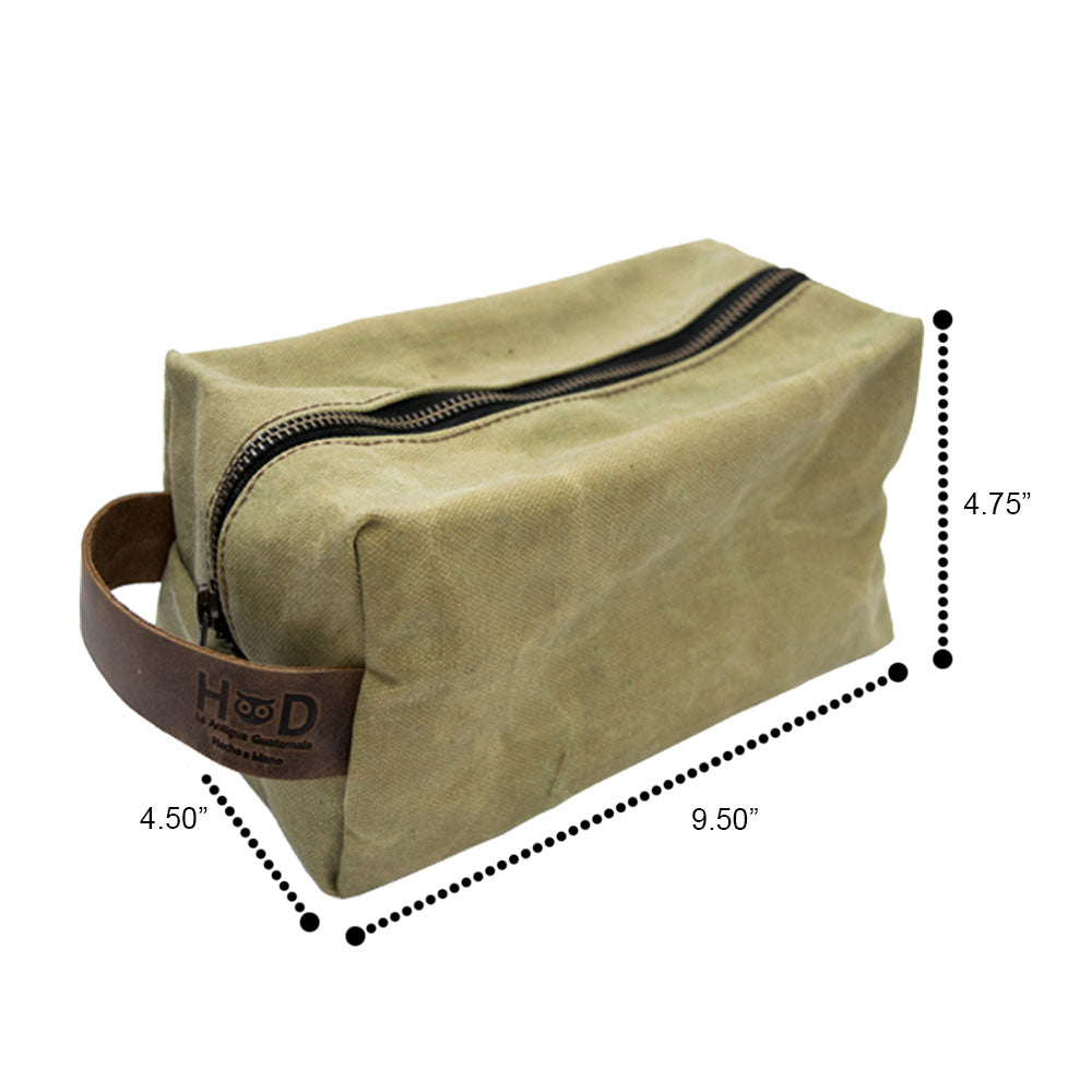 Square Dopp Kit Utility Bag - Stockyard X 'The Leather Store'