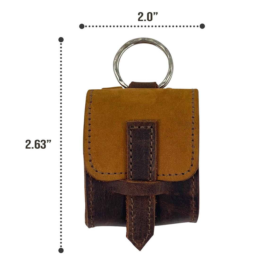 Airpod Case Mini Backpack Keychain - Stockyard X 'The Leather Store'