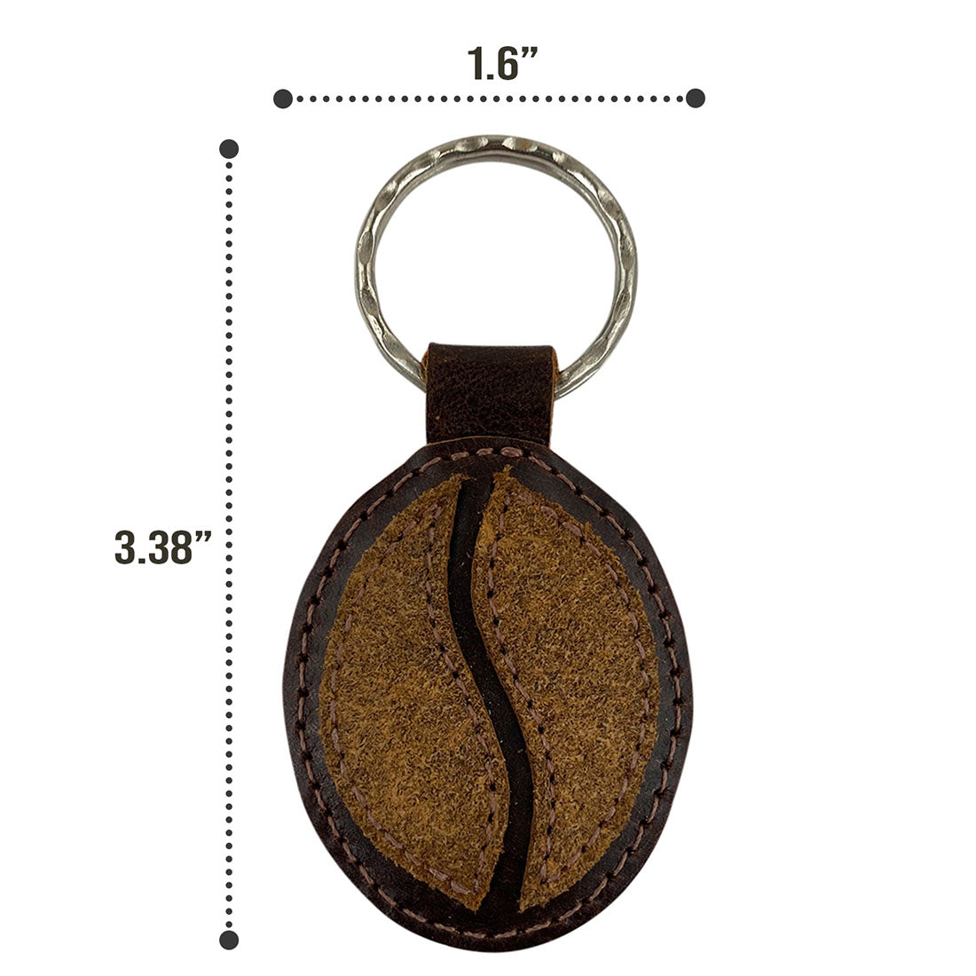 Coffee Bean Keychain - Stockyard X 'The Leather Store'