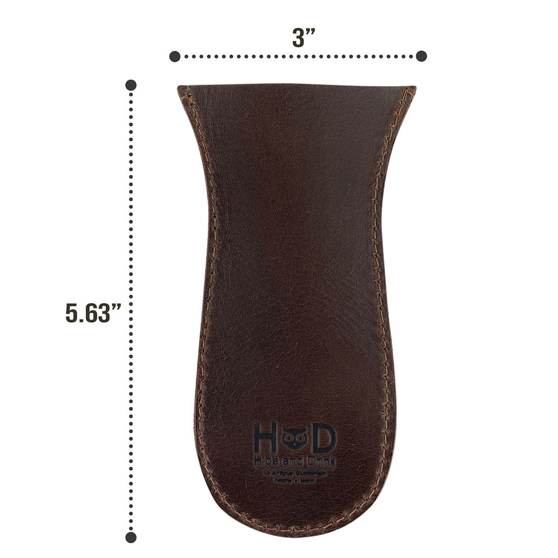 Curvy Pan Handle Cover - Stockyard X 'The Leather Store'