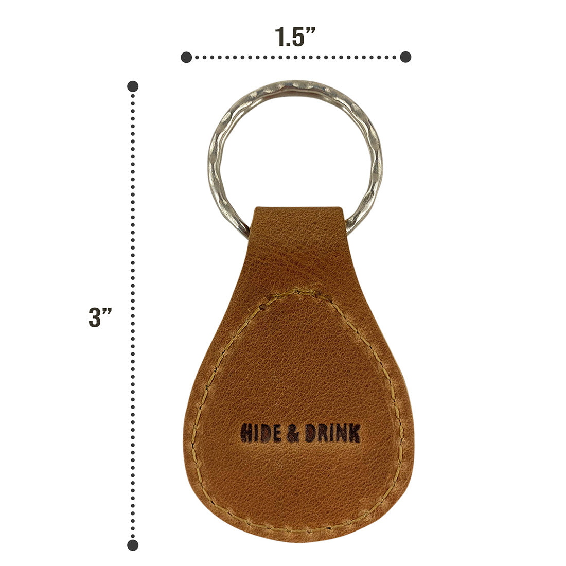 Drop Keychain - Stockyard X 'The Leather Store'