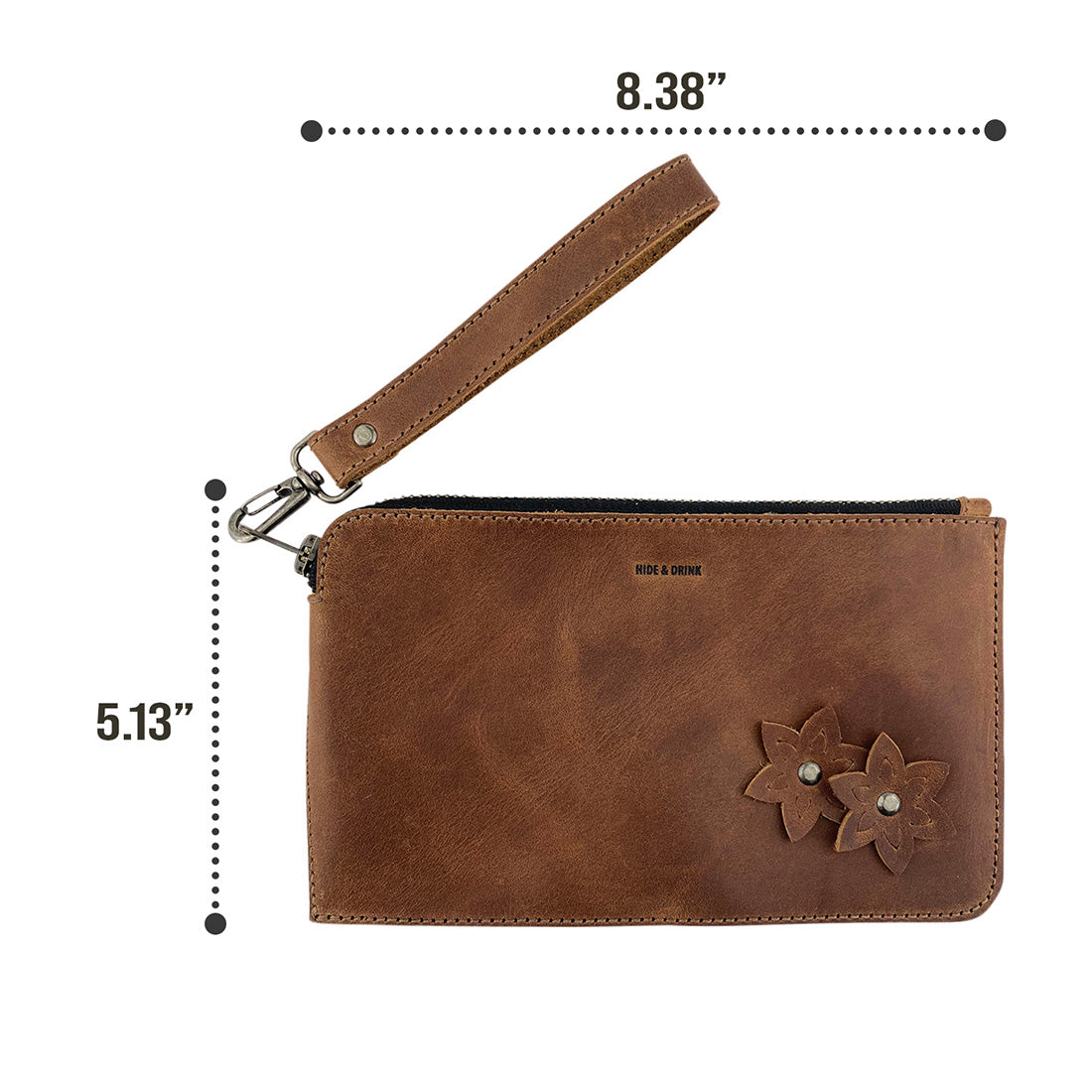 Flowered Clutch - Stockyard X 'The Leather Store'