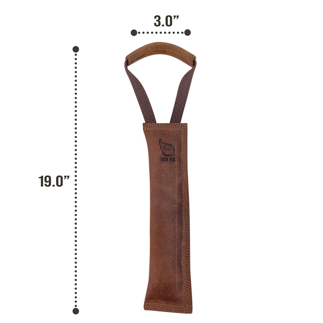 Super Thick Dog Toy Grip - Stockyard X 'The Leather Store'