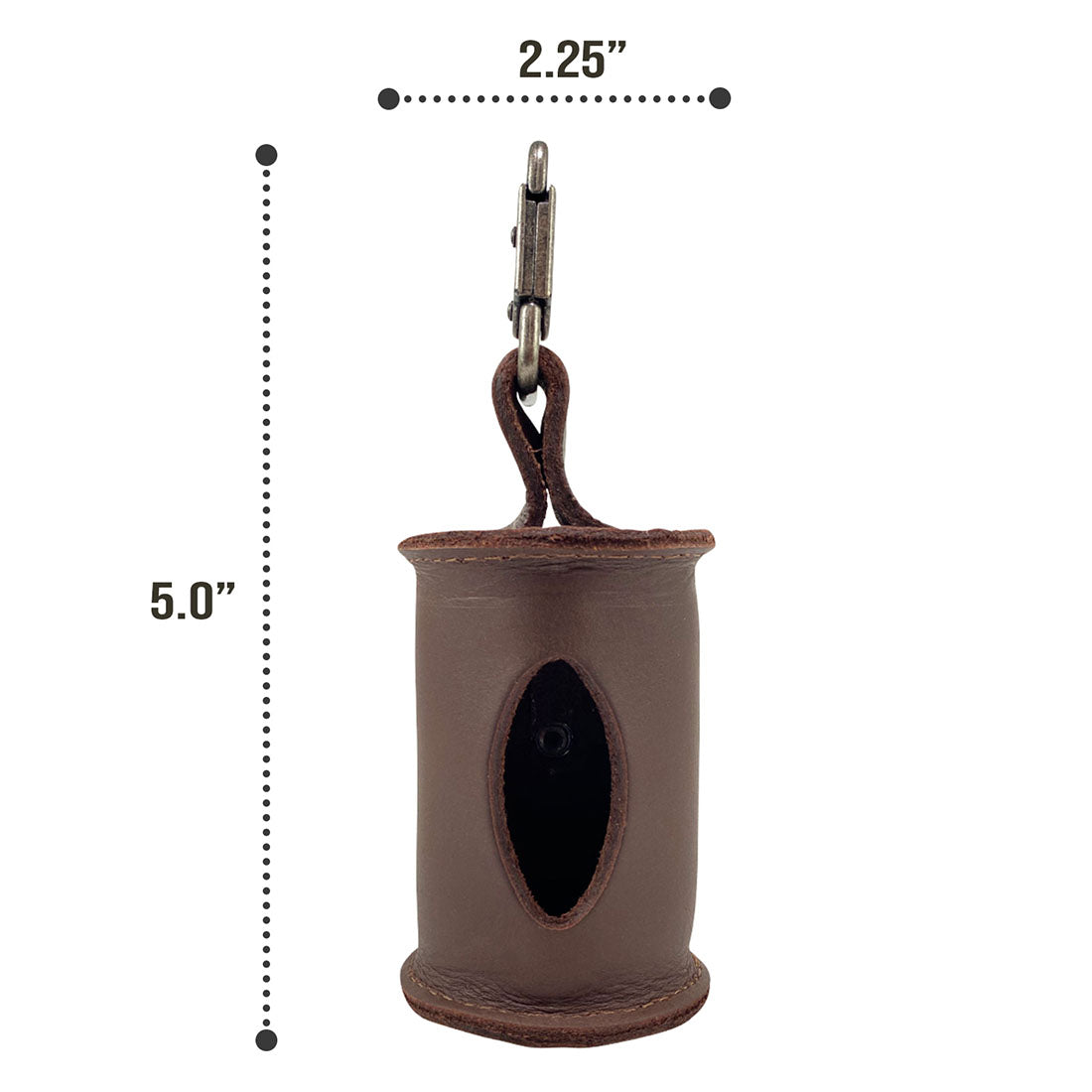 Dog Poop Bag Carrier - Stockyard X 'The Leather Store'