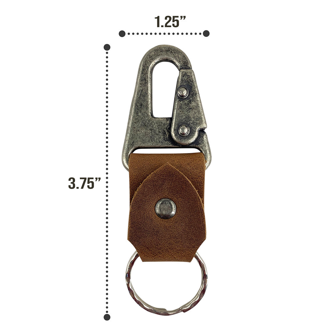 Clip Keychain - Stockyard X 'The Leather Store'