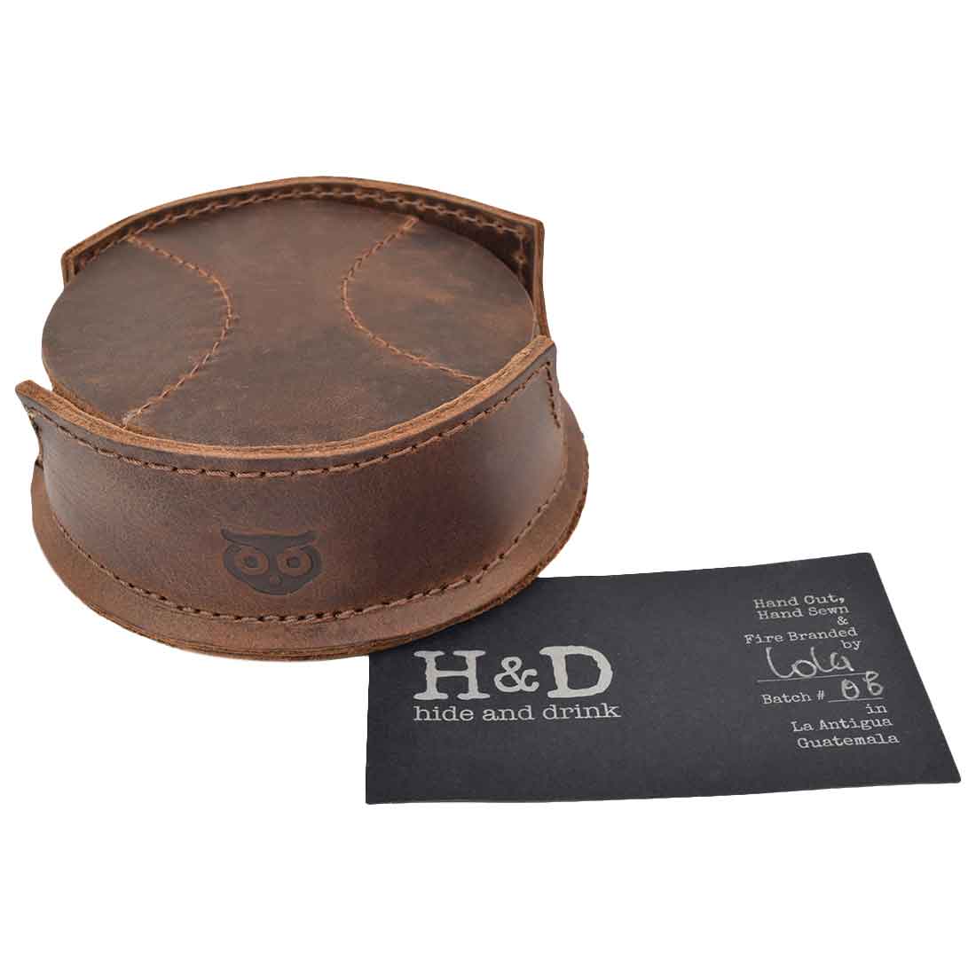 Baseball Coaster (8-Pack) - Stockyard X 'The Leather Store'