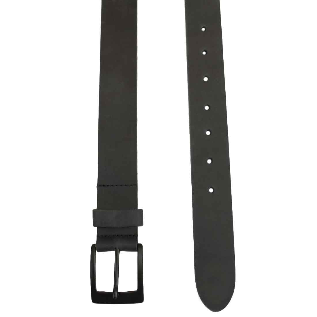 Rustic Leather Belt / Rustic Charcoal Buckle, 1.25" Wide - Stockyard X 'The Leather Store'