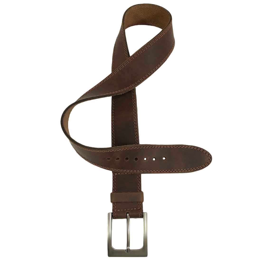 Big Boys' & Girls' Two Row Stitch 1.5" Belt - Stockyard X 'The Leather Store'