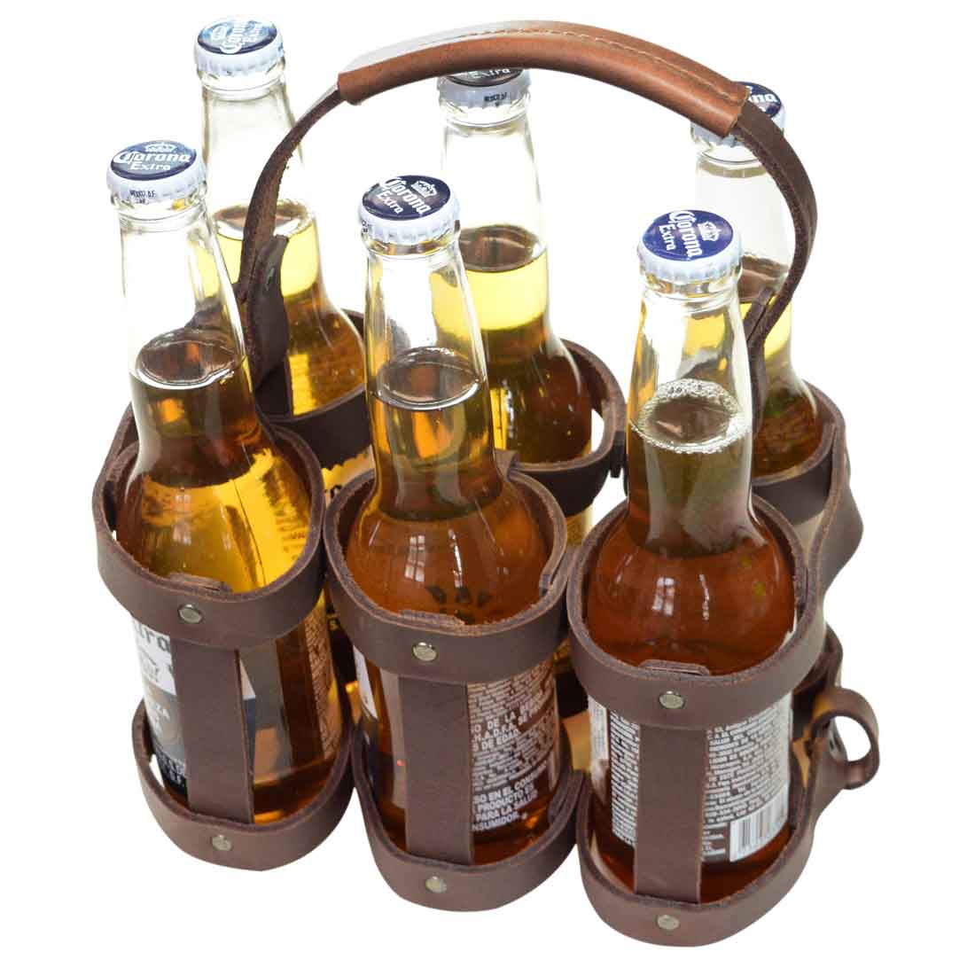Bike Six Pack Carrier - Stockyard X 'The Leather Store'