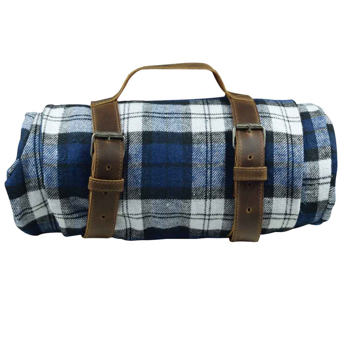 Hide & Drink's Blanket Carrier, designed for convenience with adjustable straps, made from Full Grain Leather, a must-have travel accessory, showcasing artisan craftsmanship from La Antigua Guatemala & Oaxaca Mexico.