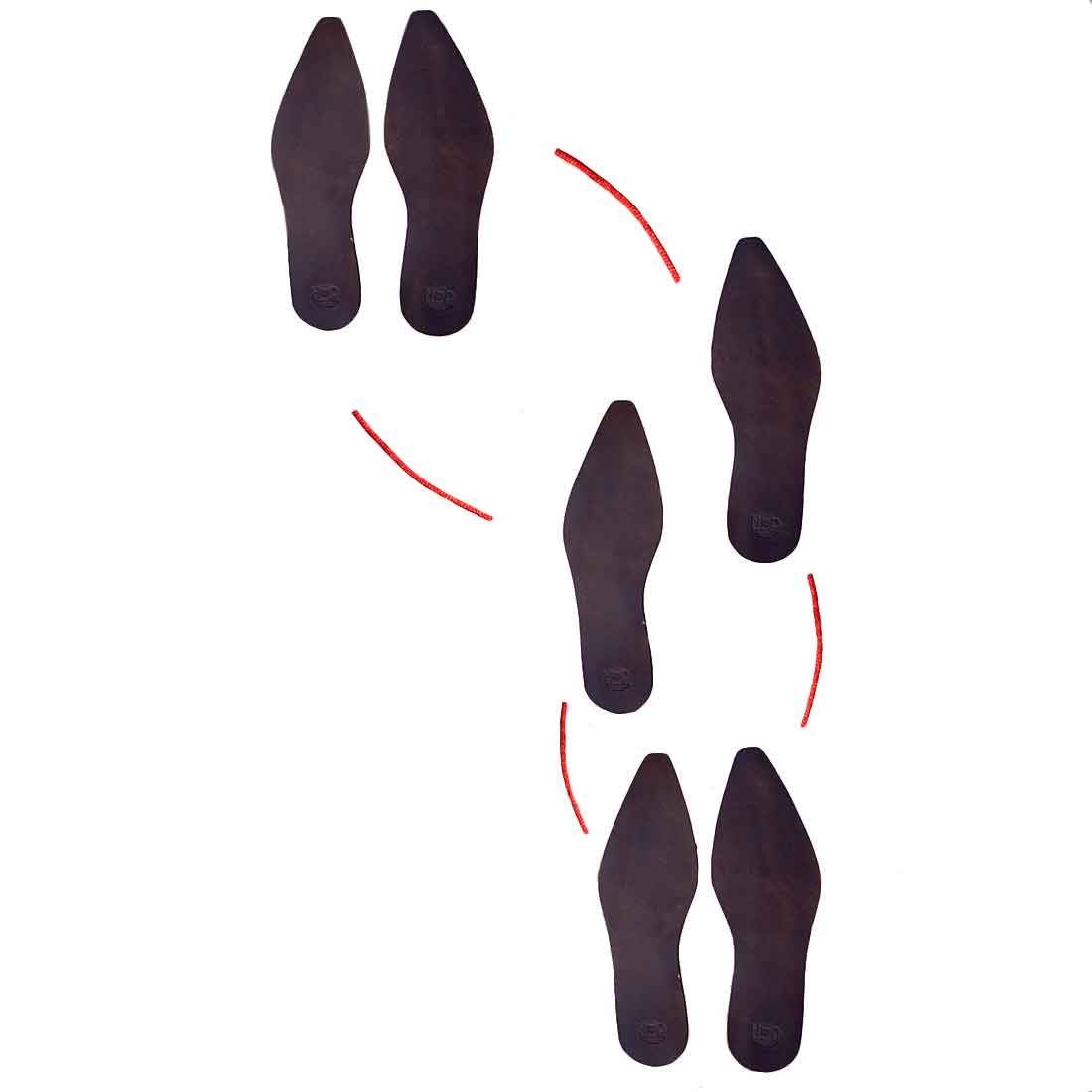 Insole Texas Decoration Rustic Leather - Stockyard X 'The Leather Store'