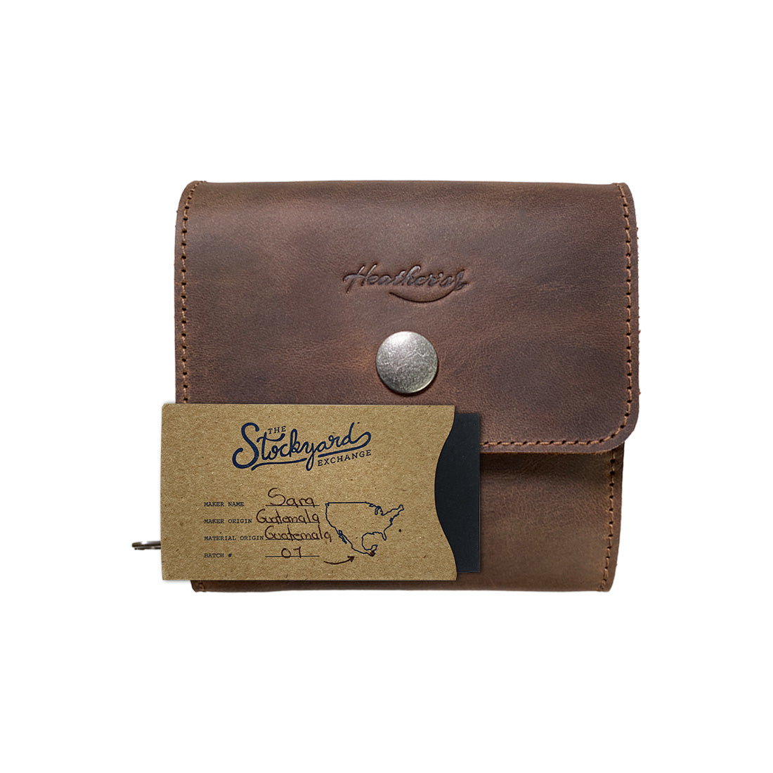 TriFold Wallet - Stockyard X 'The Leather Store'