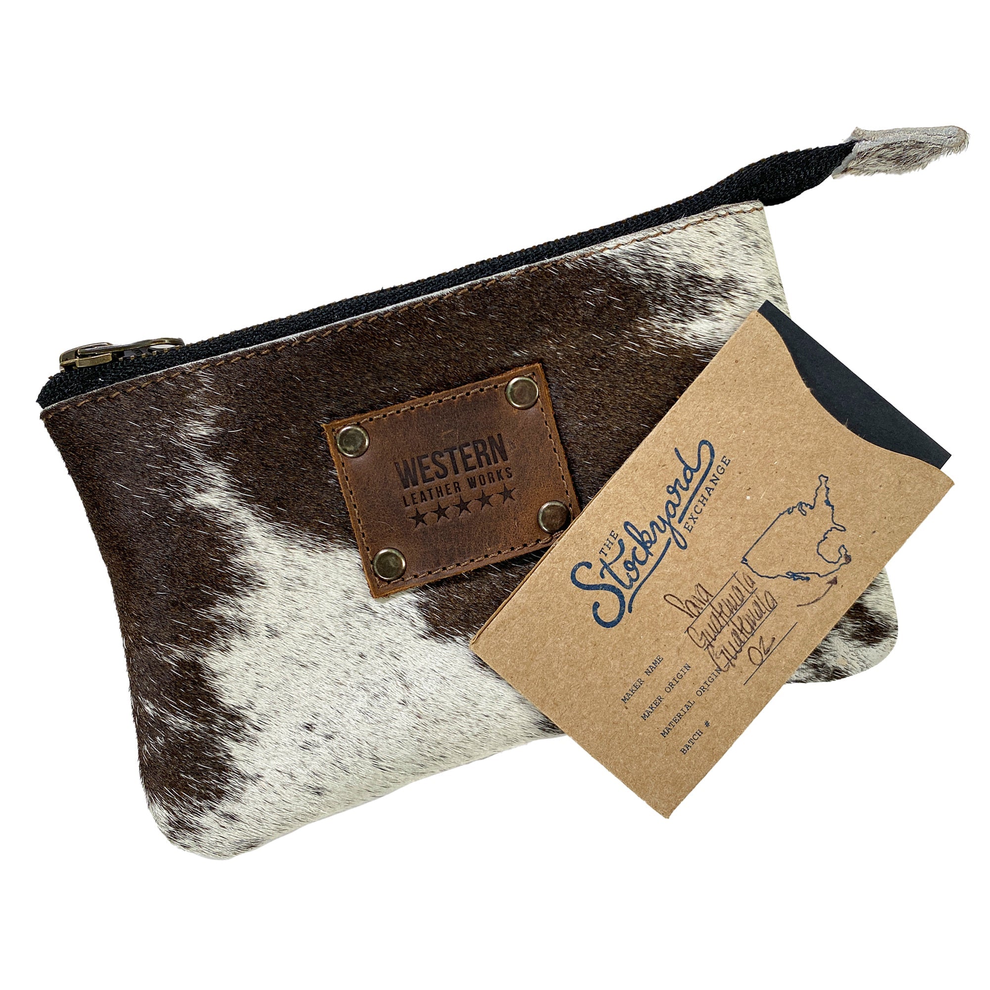 Furry Zippered Wallet - Stockyard X 'The Leather Store'