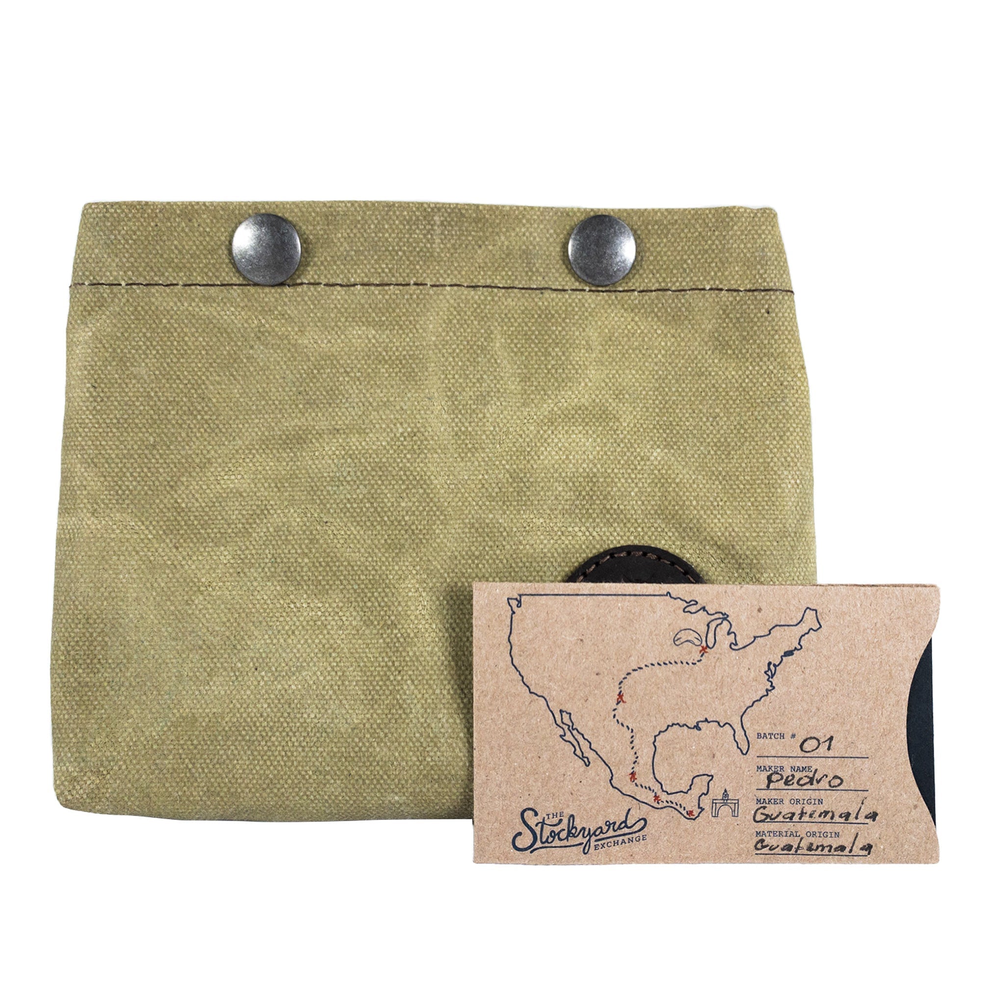 Double Snap Pouch - Stockyard X 'The Leather Store'