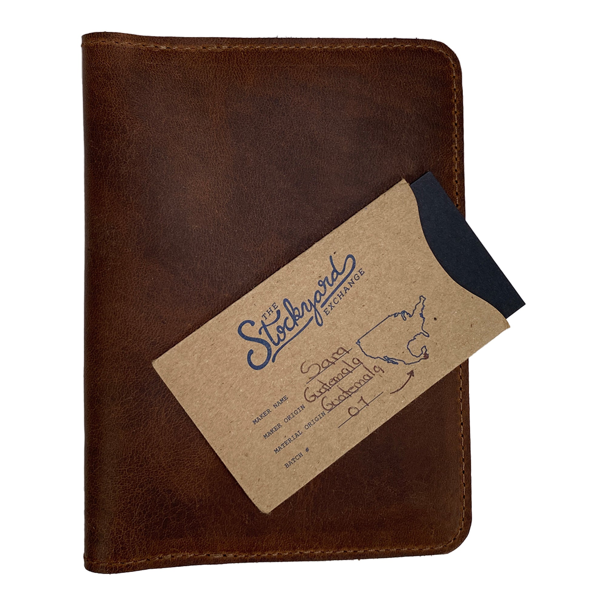 Field Notes Cover (3.5 x 5.5 in.) with Card Slots - Stockyard X 'The Leather Store'