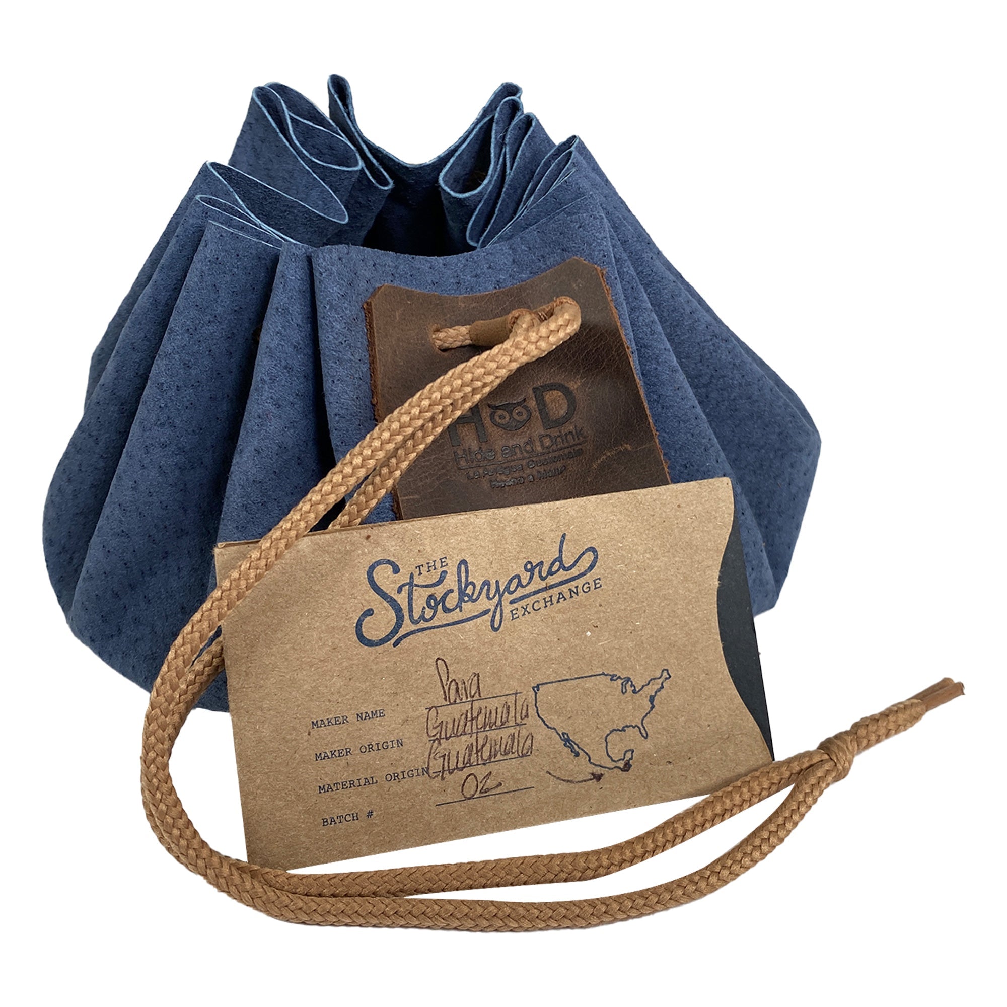 Drawstring Tinder Pouch - Stockyard X 'The Leather Store'