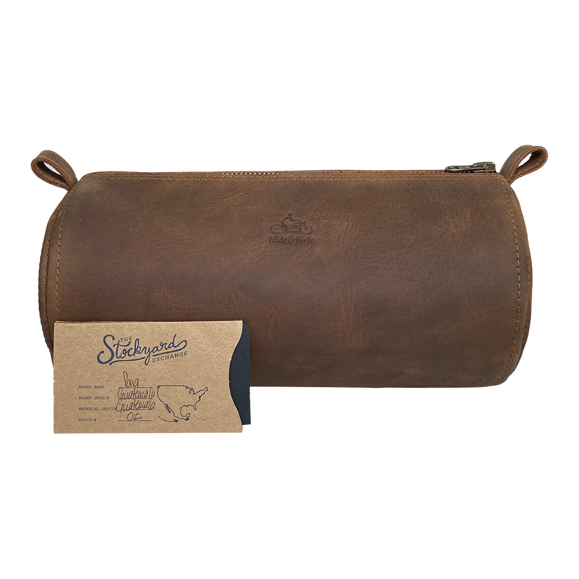 Motorcycle Handlebar Bag - Stockyard X 'The Leather Store'