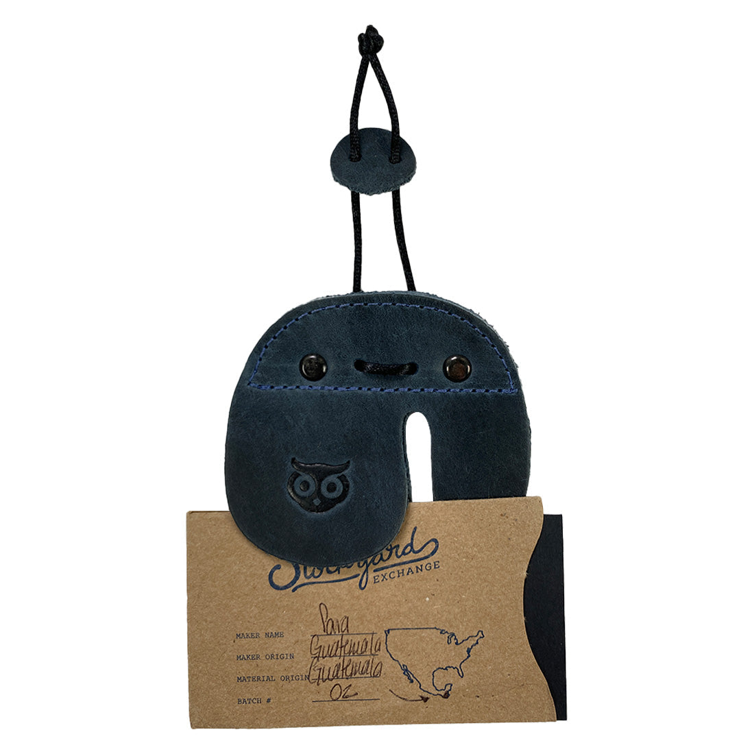 Left Handed Archery Finger Protector by Hide & Drink, showcasing a handmade full grain leather archery finger tab designed specifically for left-handed archers. This protect guard for recurve bows is made using artisanal methods with hand cut and hand sewn details, perfect for shooting practice gear in sports & outdoors. Crafted in La Antigua Guatemala & Oaxaca Mexico, this durable finger protector features fire branded elements and is part of a small batch production.
