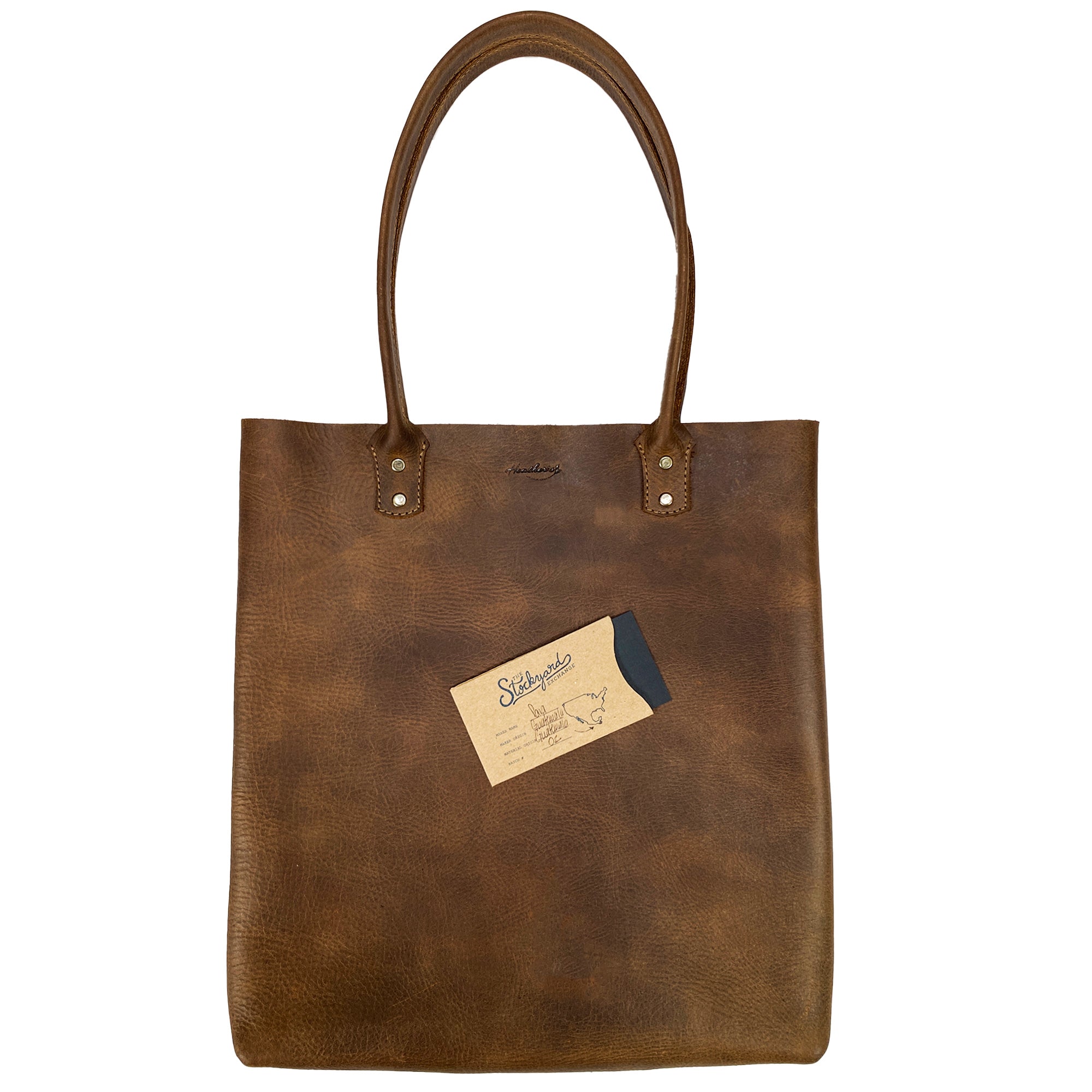 Flat Tote Bag - Stockyard X 'The Leather Store'