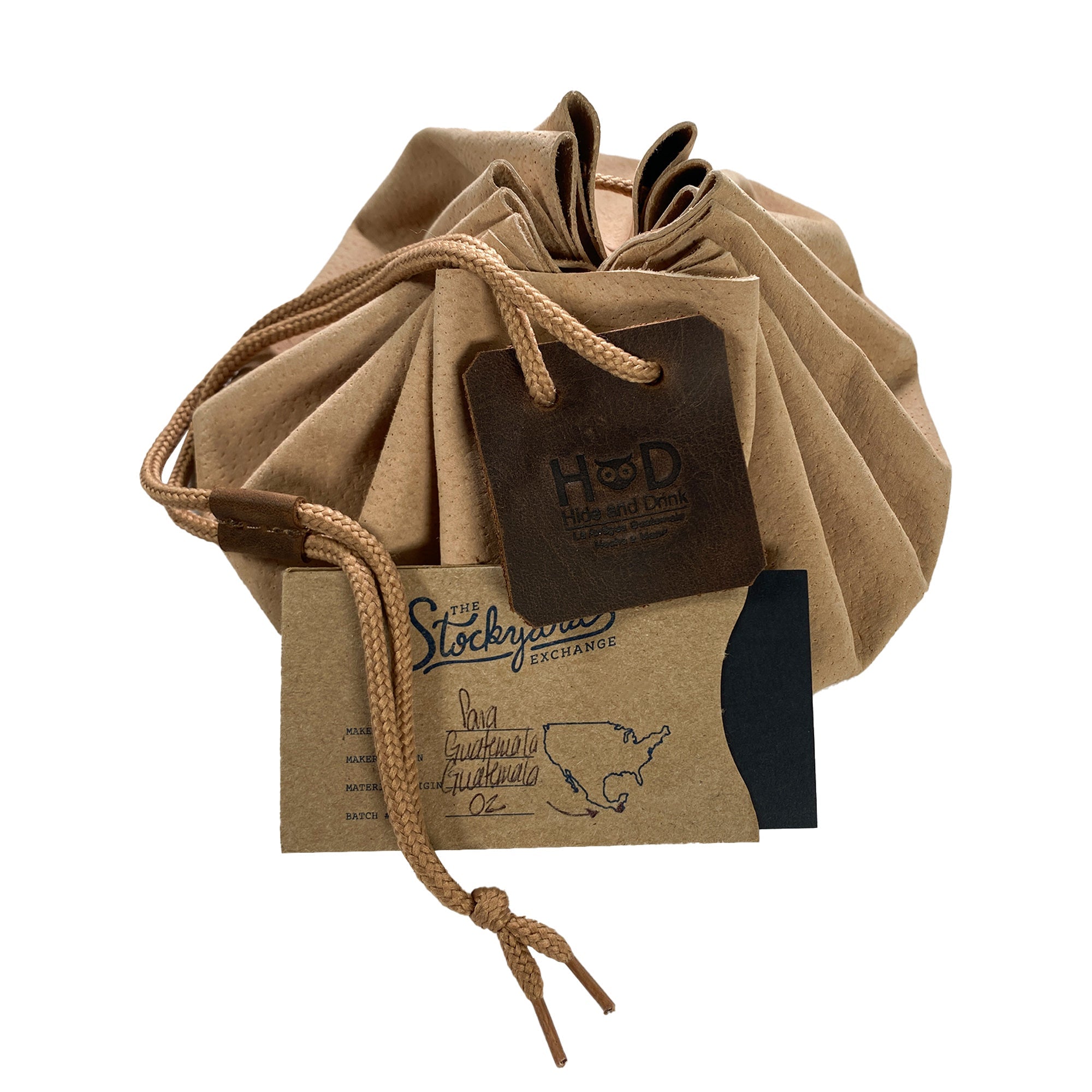 Drawstring Tinder Pouch - Stockyard X 'The Leather Store'