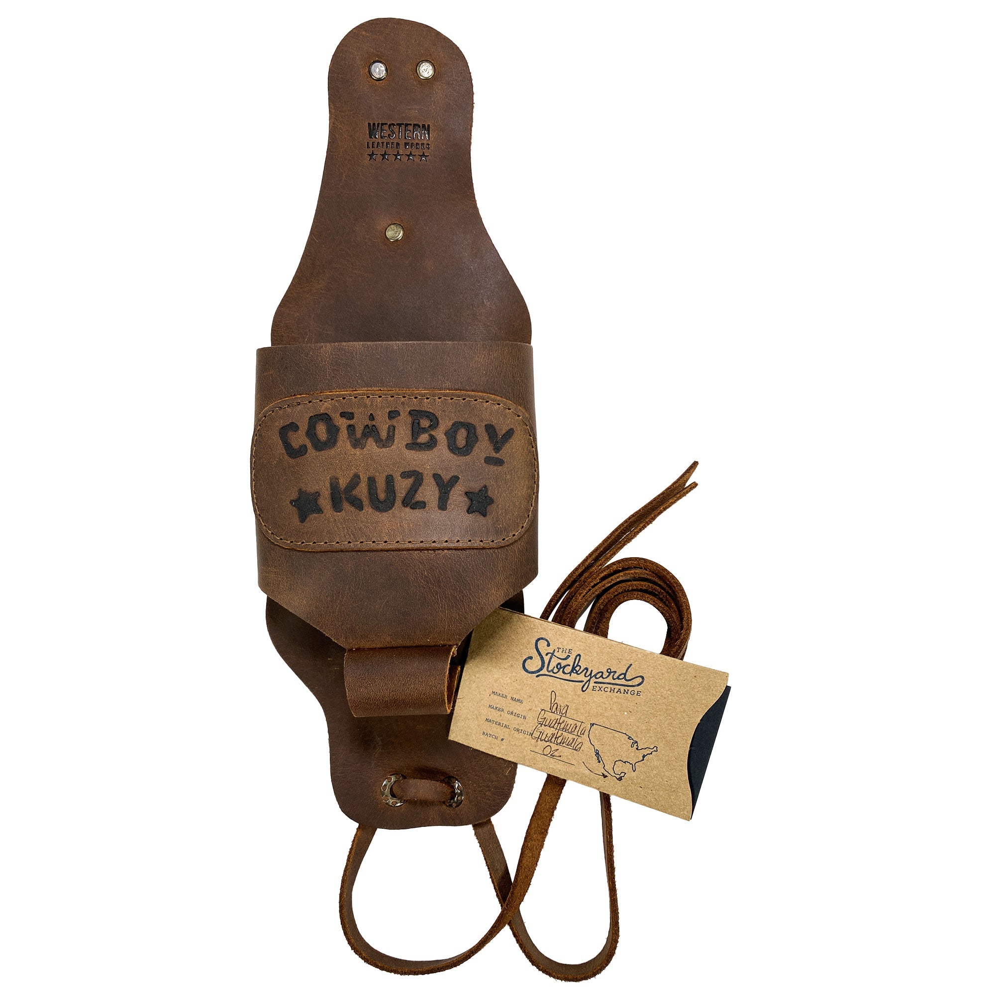 Cowboy Beer Holster - Stockyard X 'The Leather Store'