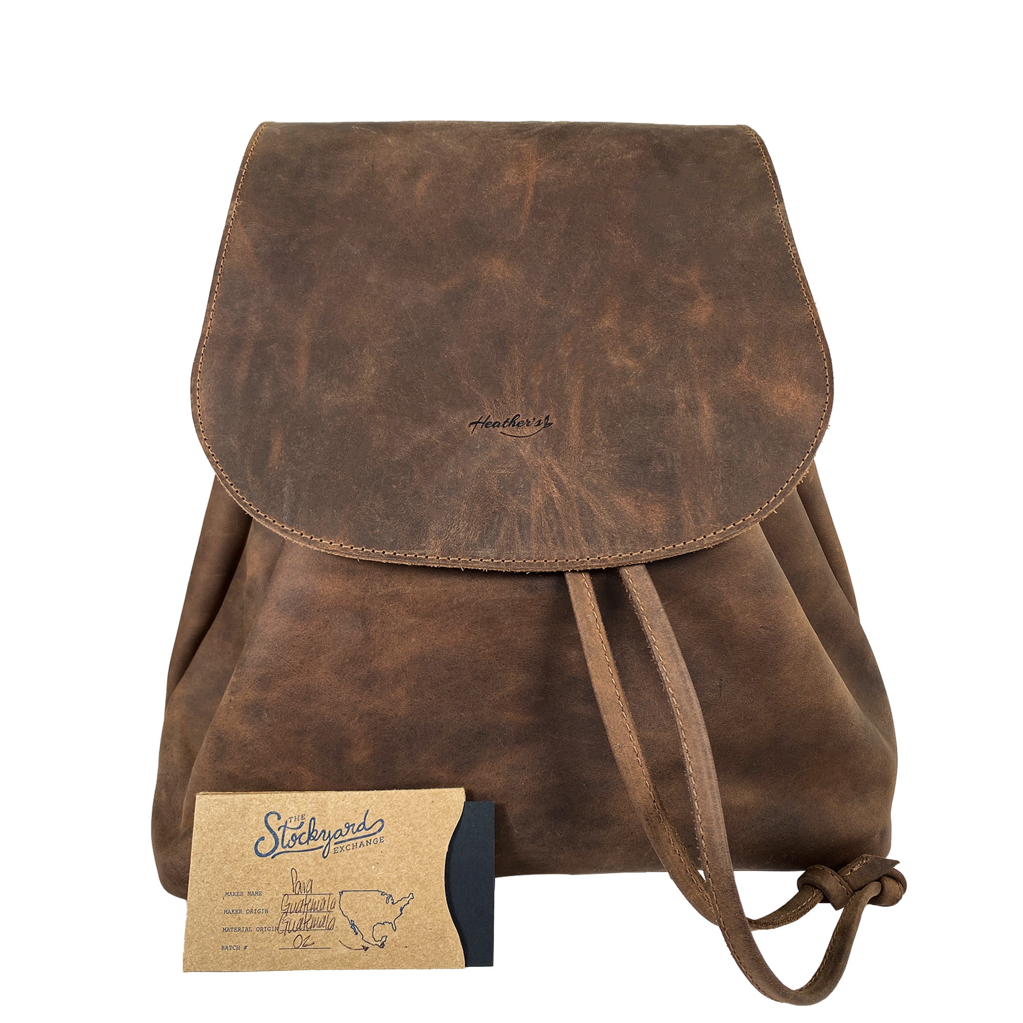 Minimalist Backpack - Stockyard X 'The Leather Store'