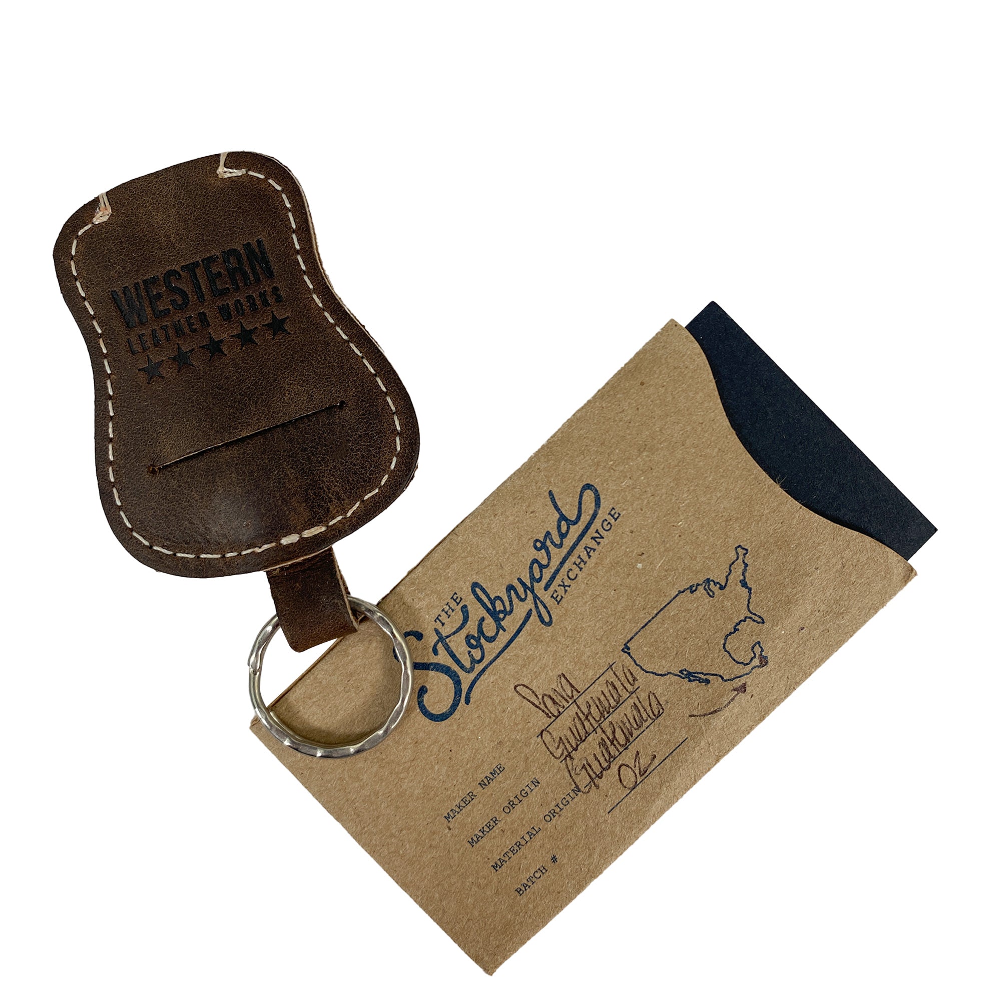 Guitar Keychain - Stockyard X 'The Leather Store'