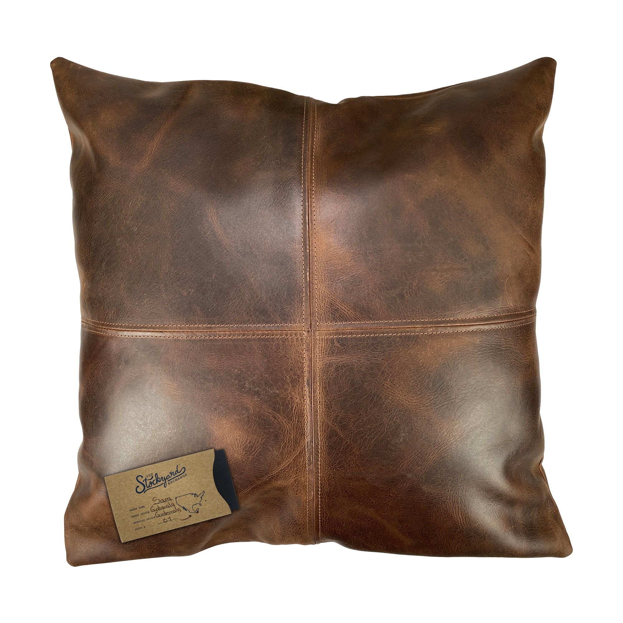 Pillow Cover 20 x 20 Inches - Stockyard X 'The Leather Store'