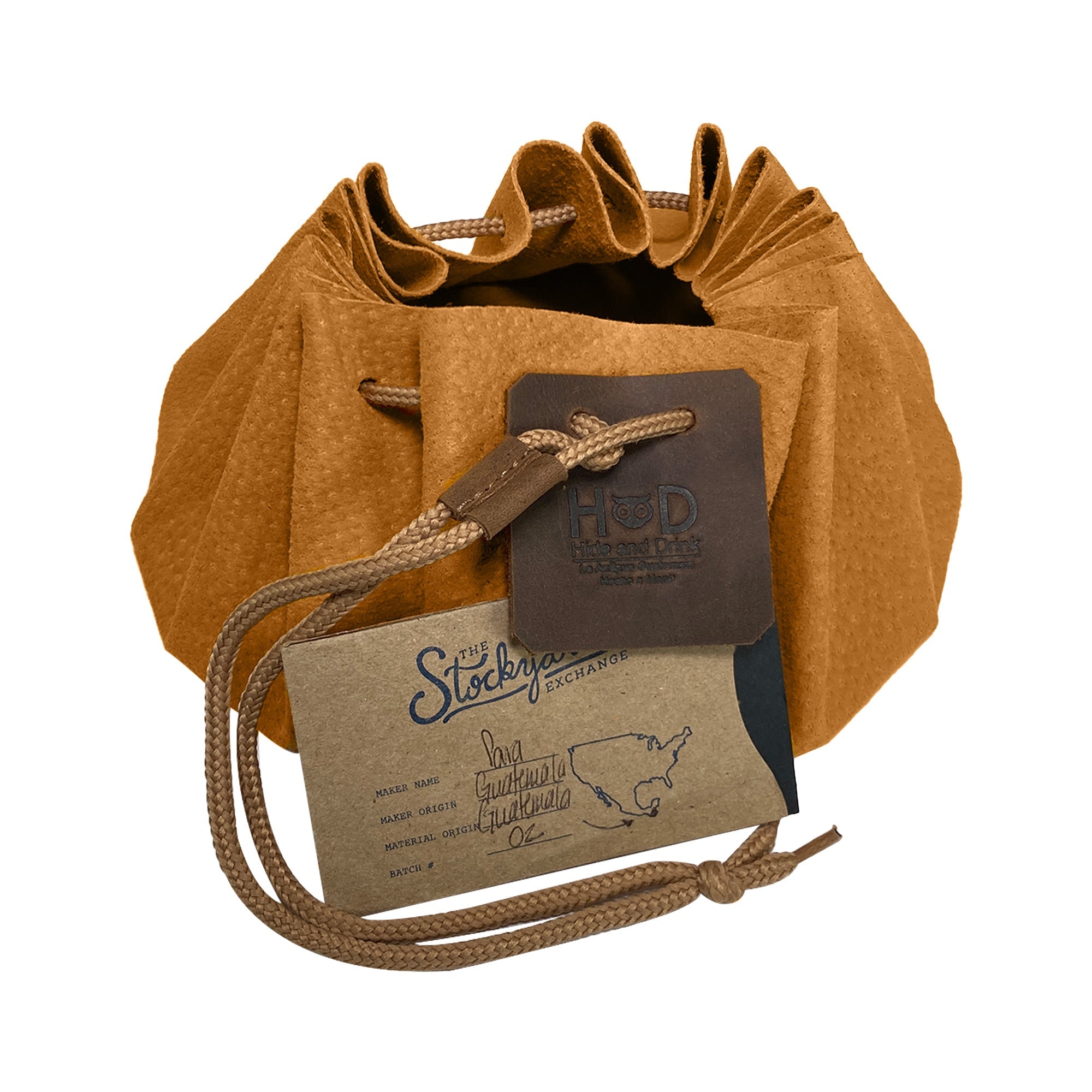 Drawstring Tinder Pouch - Stockyard X 'The Leather Store'