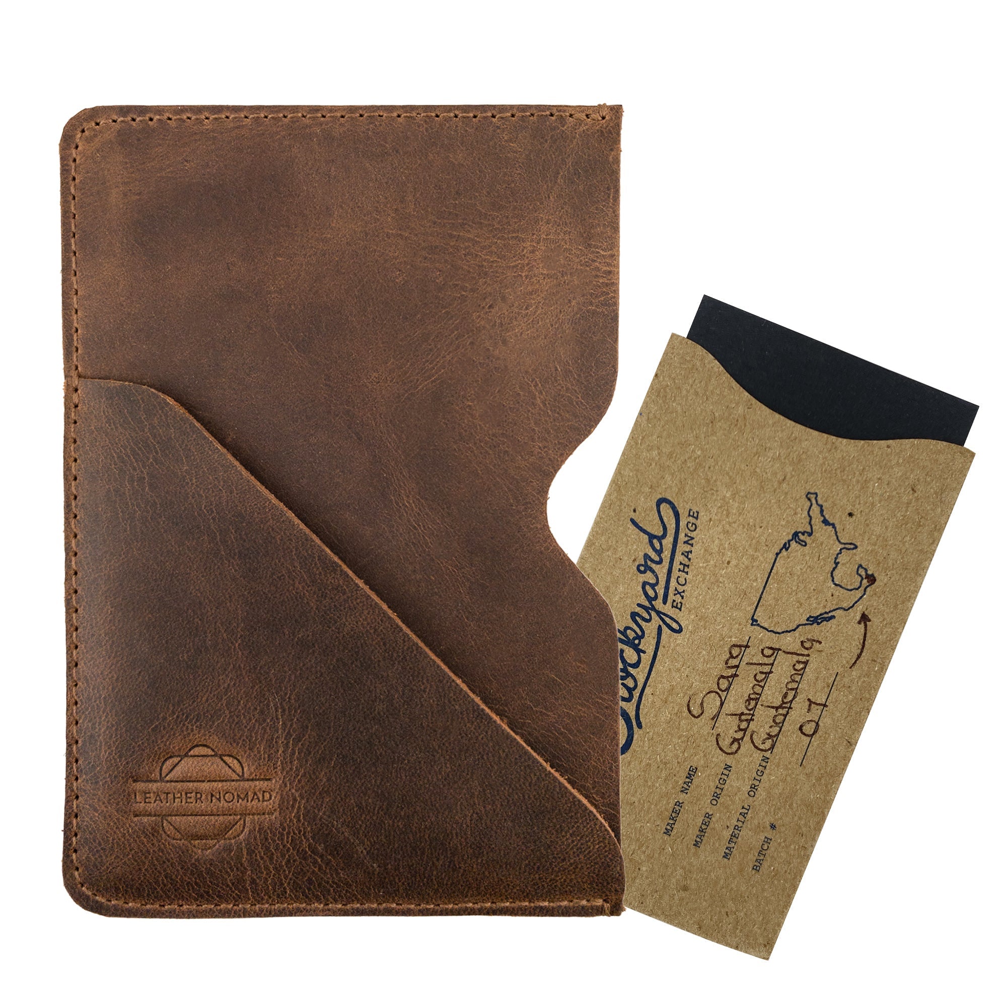 Side Passport Cover - Stockyard X 'The Leather Store'