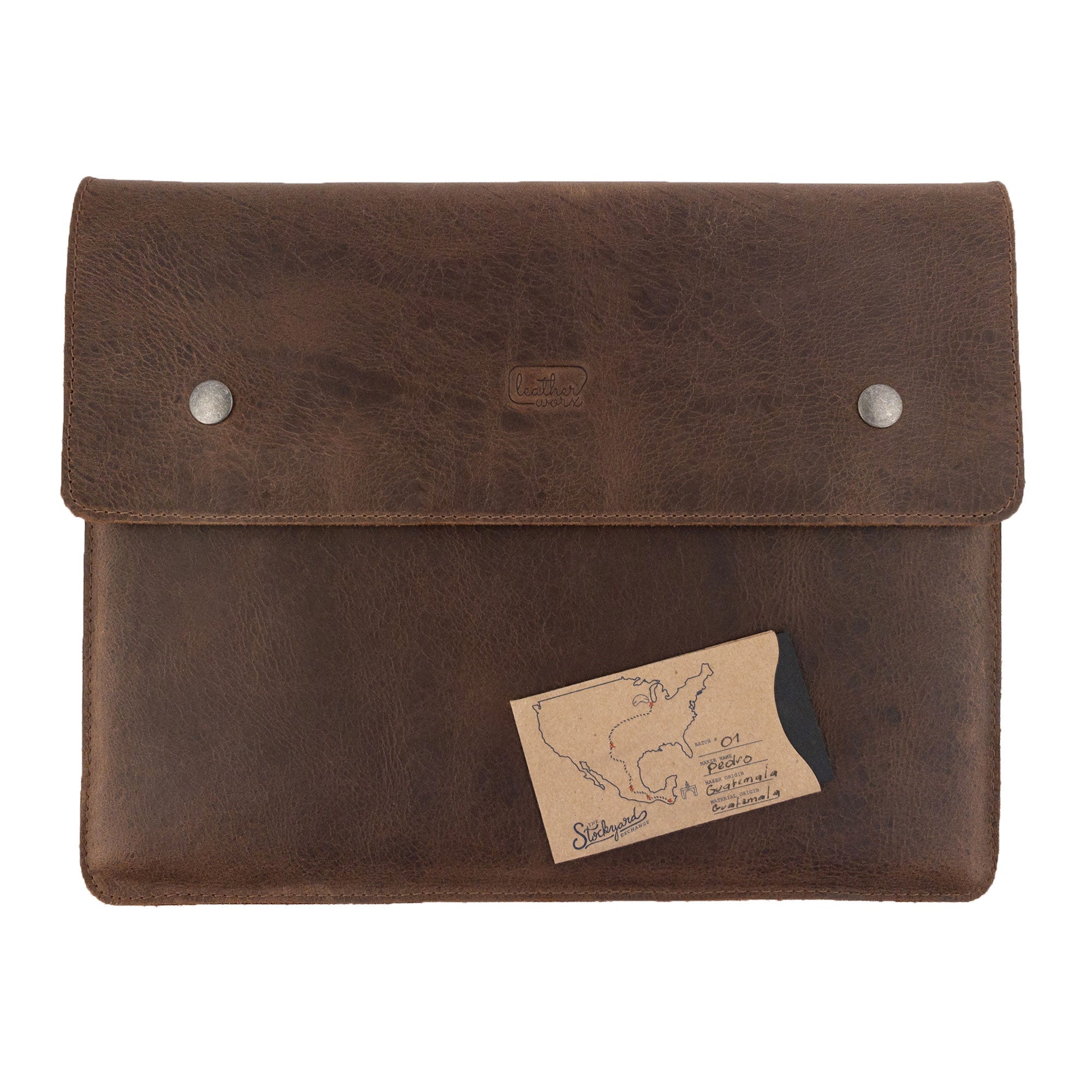 Flat Document Holder - Stockyard X 'The Leather Store'