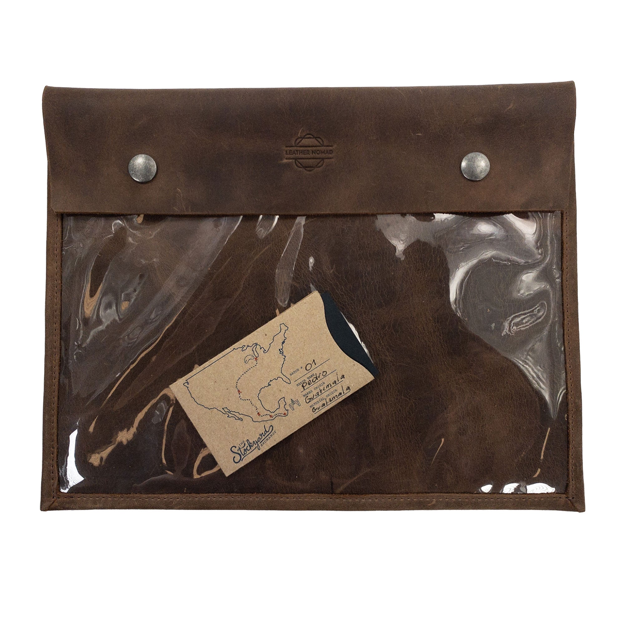 Transparent Travel Envelope - Stockyard X 'The Leather Store'