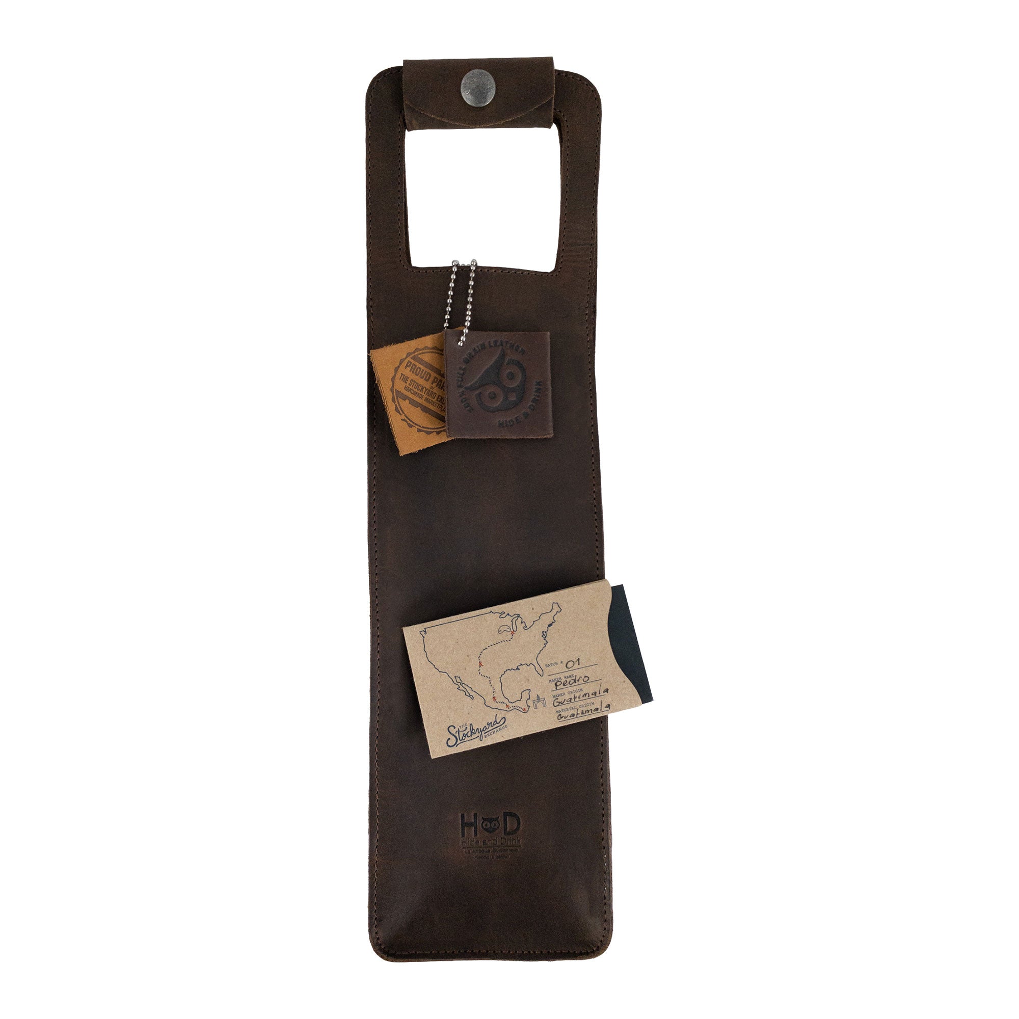 Single Bottle Wine Case - Stockyard X 'The Leather Store'