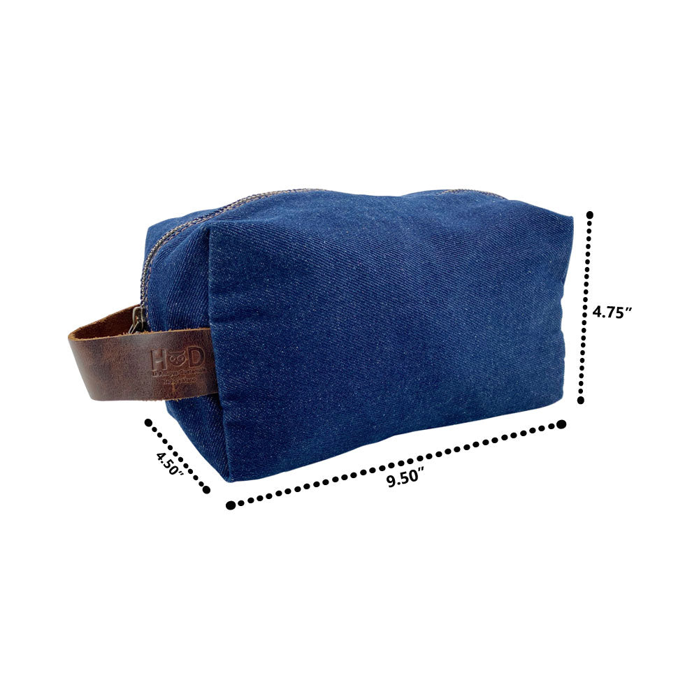 Square Dopp Kit Utility Bag - Stockyard X 'The Leather Store'