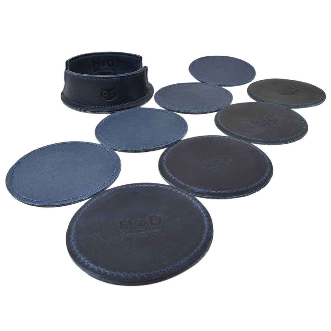 Coasters Set (8-Pack) - Stockyard X 'The Leather Store'