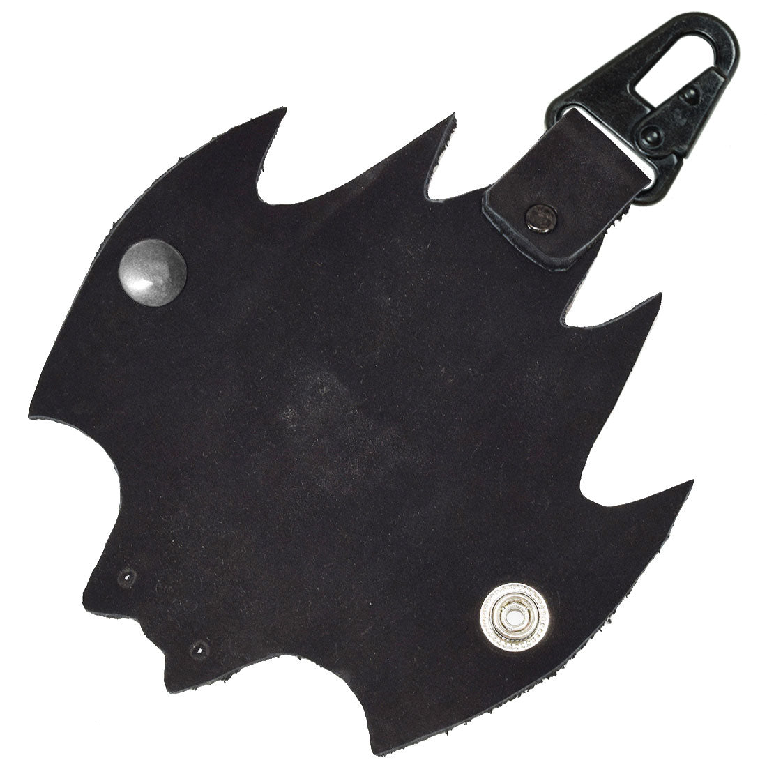 Bat Critter Key Chain by Hide & Drink, highlighting its functional design and charming details. This playful Animal Key Ring Holder is crafted from Full Grain Leather, perfect for adding a creative flair to your keys. Handmade in La Antigua Guatemala & Oaxaca Mexico.