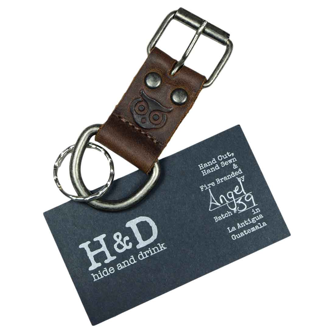 Small Dog Collar Keychain - Stockyard X 'The Leather Store'