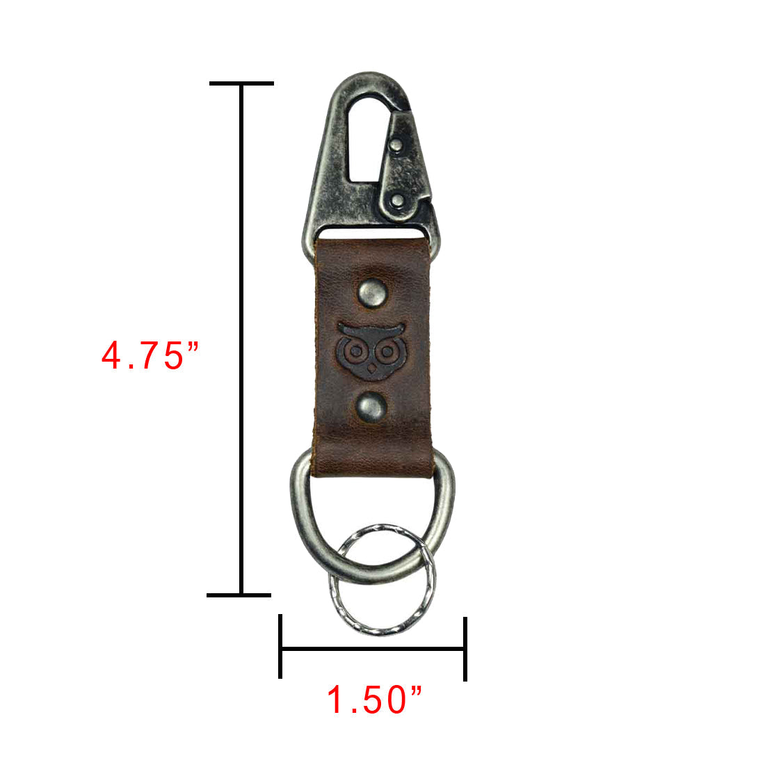 Dog Collar Keychain w/Hook - Stockyard X 'The Leather Store'