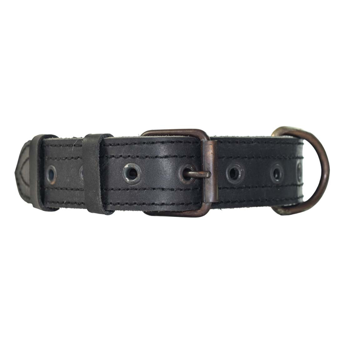 Thick Leather Dog Collar - Stockyard X 'The Leather Store'