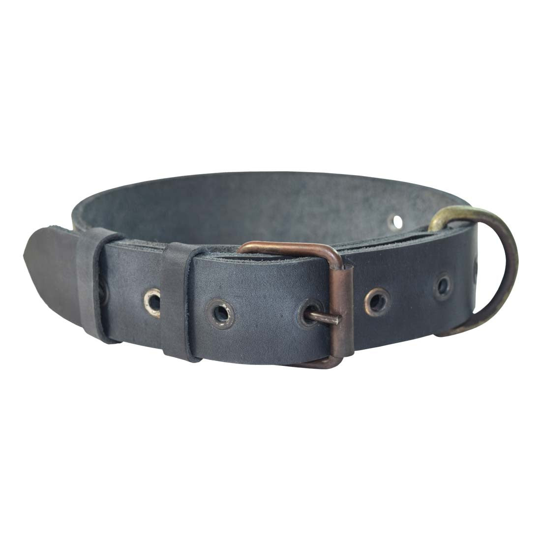 Thick Leather Dog Collar - Stockyard X 'The Leather Store'