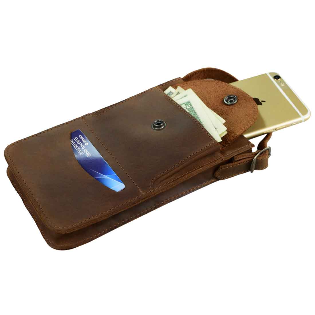 Hanging Phone Bag - Stockyard X 'The Leather Store'